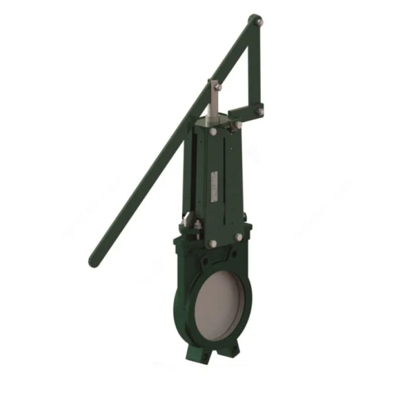 Задвижка шиберная чугун односторонняя межфл VG4400-02MM с рычагом уплотнение: металл Tecofi
