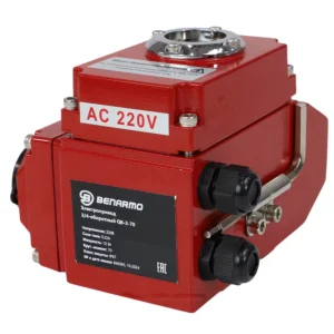 Электропривод четвертьоборотный QB-3 F03/F05/F07 квадрат 220В Benarmo