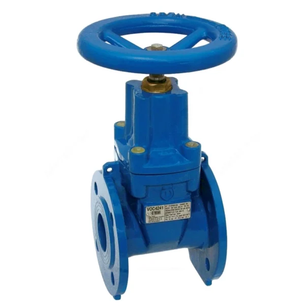 Задвижка чугун VOC4241C аналог МЗВ обрезиненный клин EPDM фл Tecofi