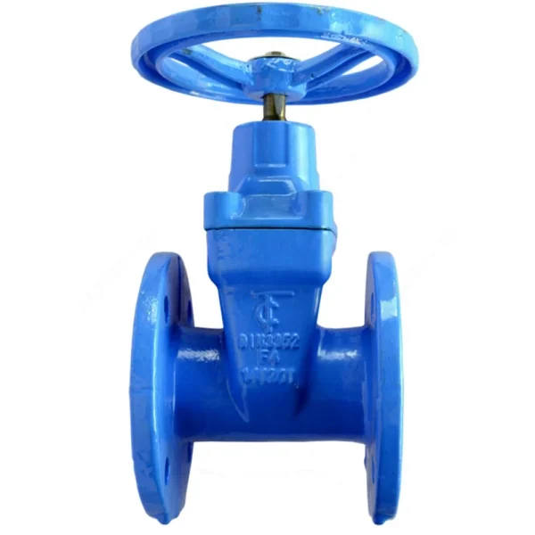 Задвижка чугун VOC4241C аналог МЗВ обрезиненный клин EPDM фл Tecofi