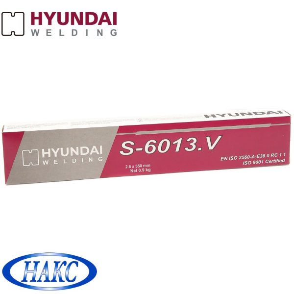 Электроды Hyundai Welding S-6013.V ⌀ 2,6мм (0,9кг)
