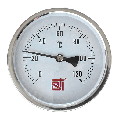 Термометр биметалл погружной STI ∅80 120°C (L75)