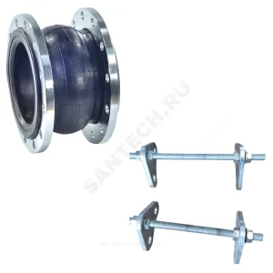 Компенсатор резиновый антивибрационный EPDM DI724116N Ру16 фл Tecofi
